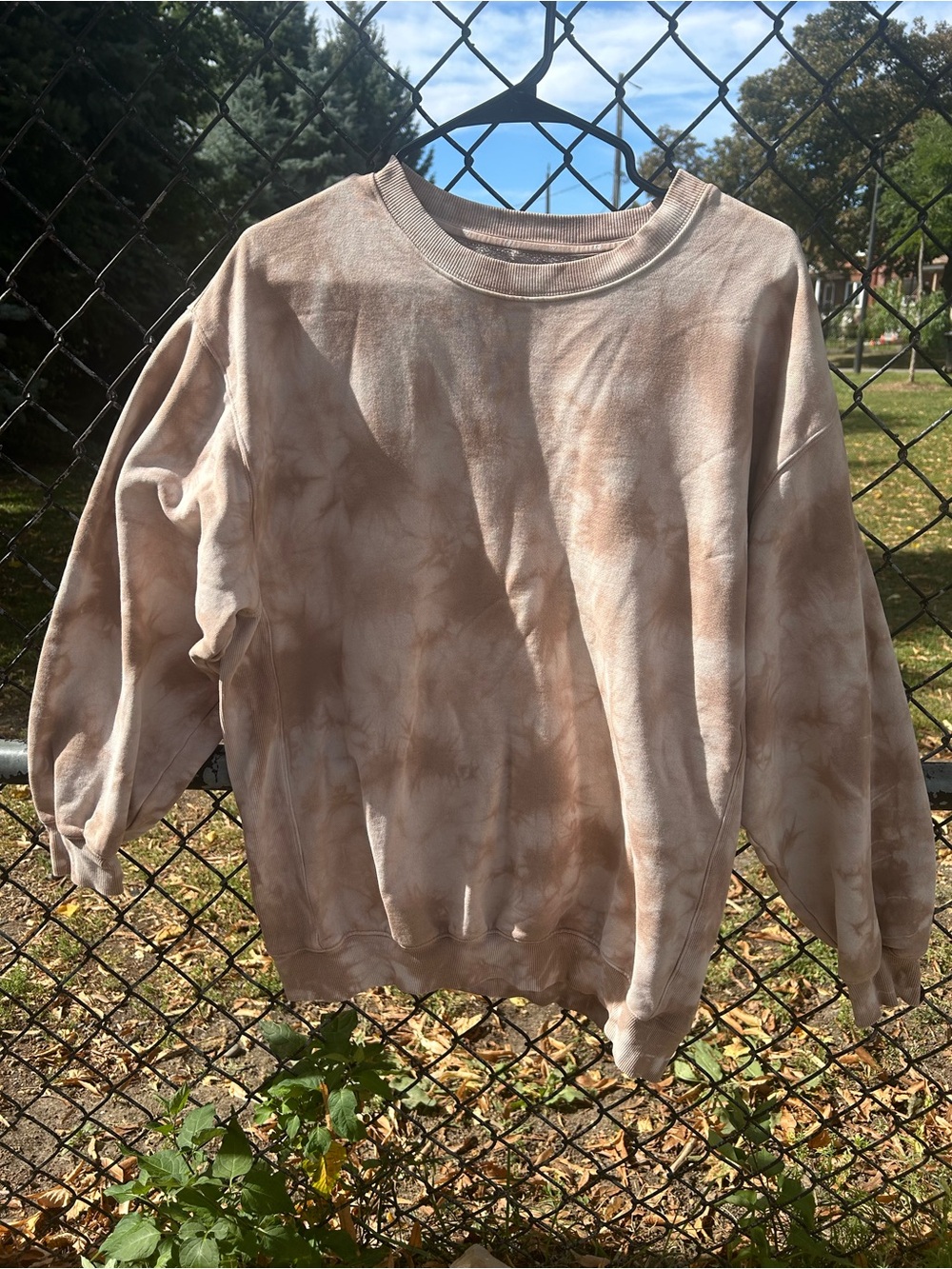 Tna Aritzia Special Dye Cloud Tie Dye Crewneck Sweatshirt Neutral Size 1 (S/M)